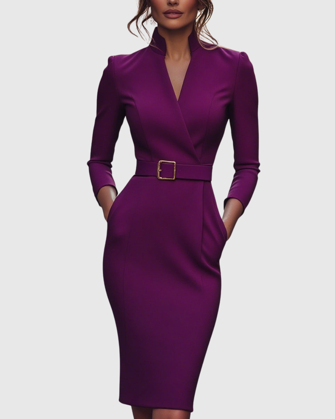 Claribel | Women's Refined Midi Dress