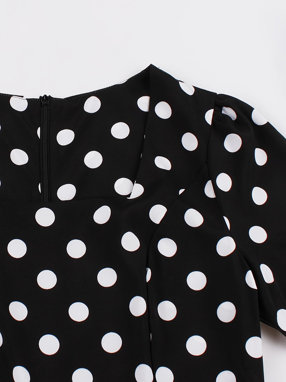 Marguerite™ | Robe pois élégante confortable intemporelle
