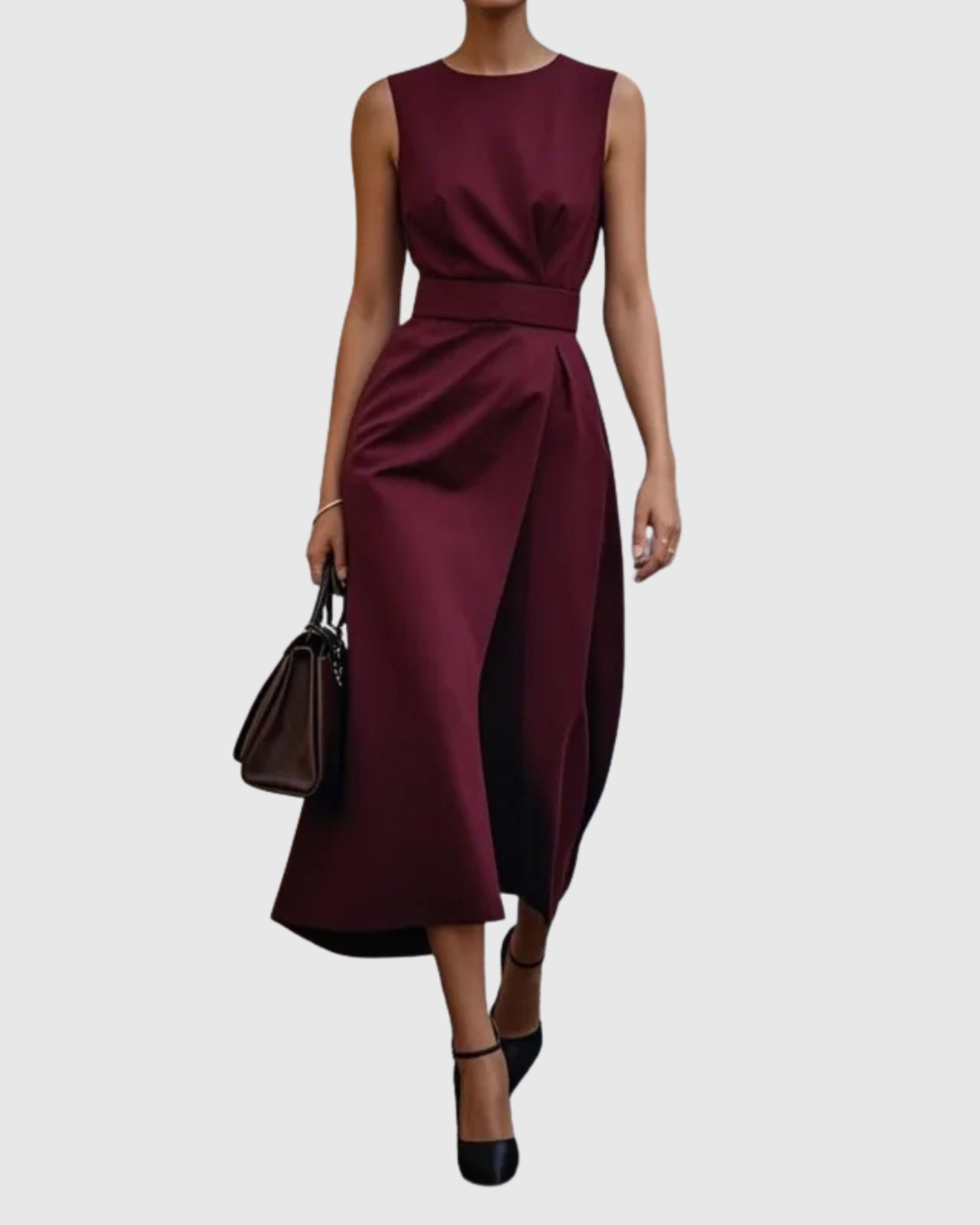 Clarimond | Women's Elegant Round Neck Dress