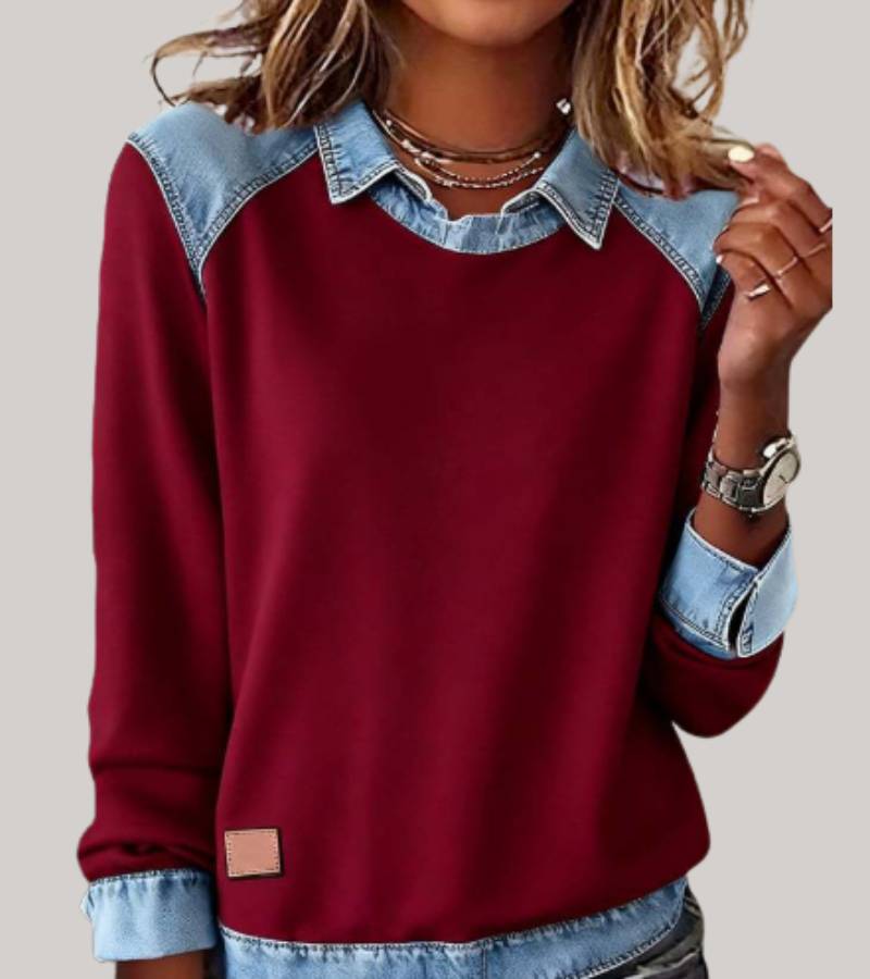 Rosalie™ — Top maille chic moderne
