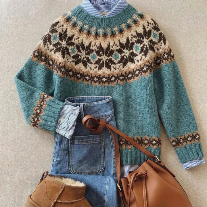 Vellaro™ | Pull Vintage Chic en Maille