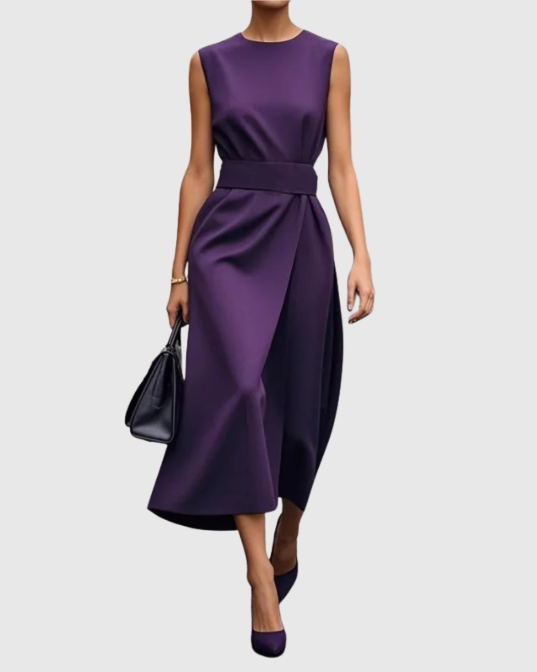 Clarimond | Women's Elegant Round Neck Dress