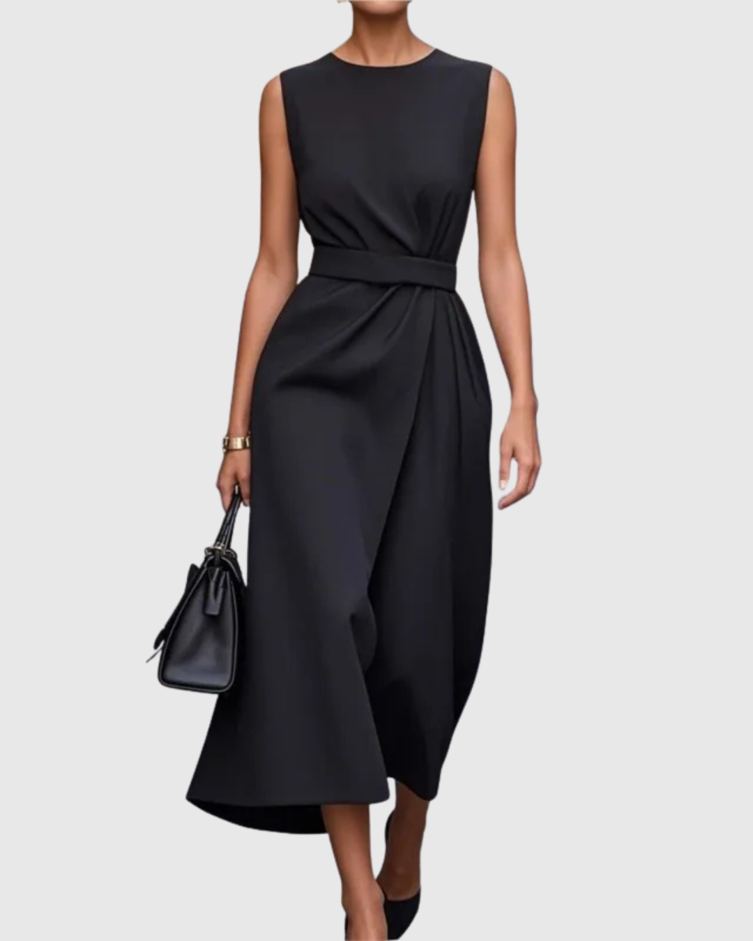 Clarimond | Women's Elegant Round Neck Dress