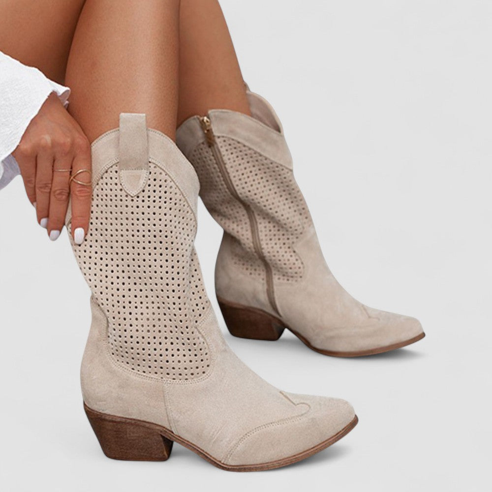 Élise | Bottines western orthopédiques