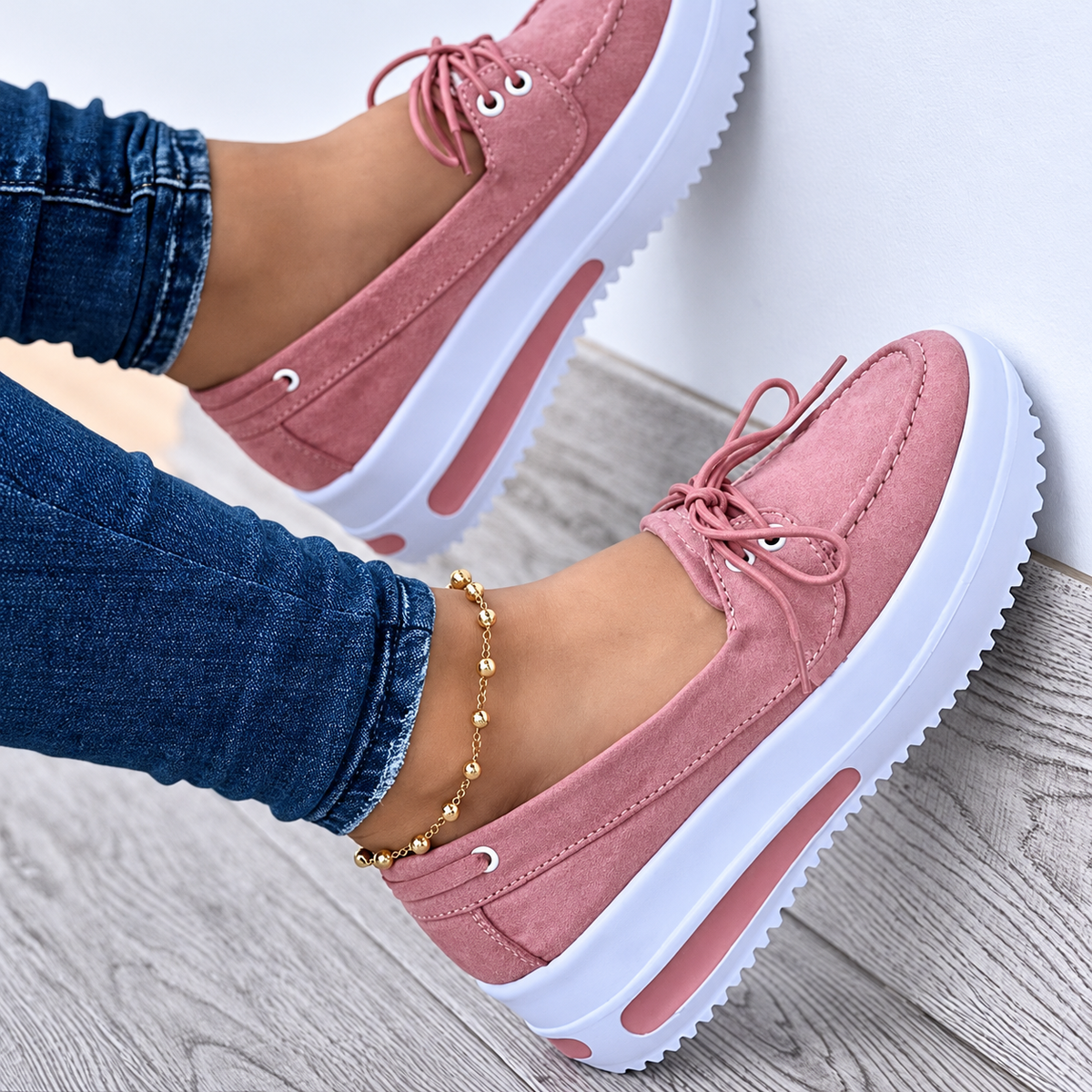 Baskets de Luxe à Lacets