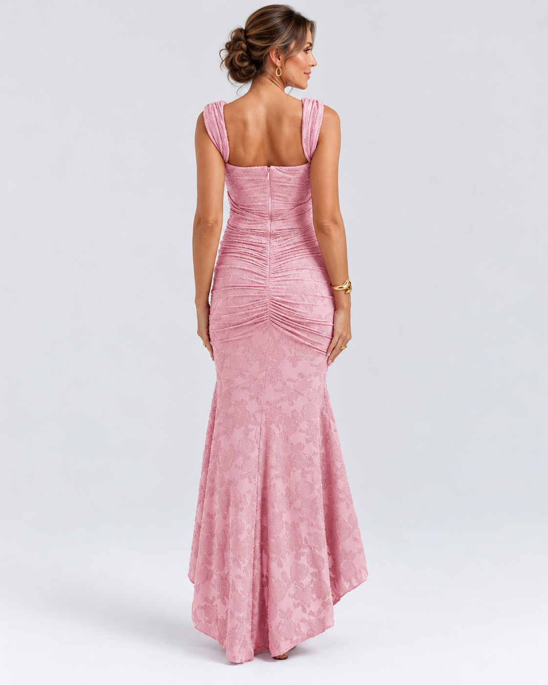 Sarah | Robe Longue Fleurie Corsetée