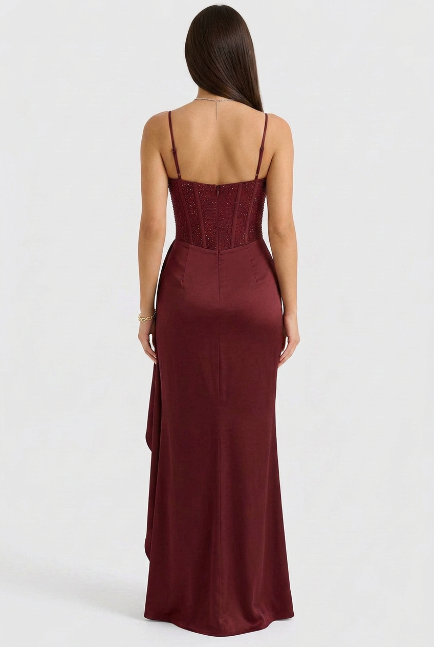 Elara | Women's Sequin Corset Evening Dress