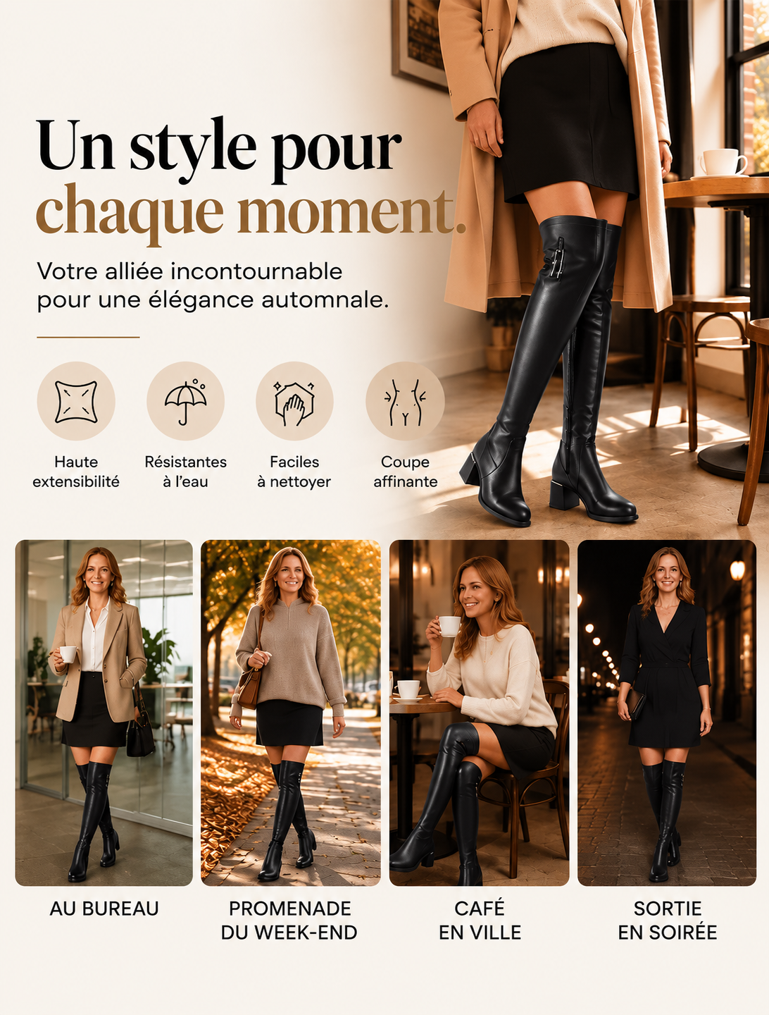Élodie | Cuissardes extensibles et chaudes