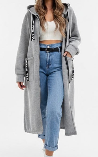 Marie-Claire™ | Sweat à capuche long et élégant