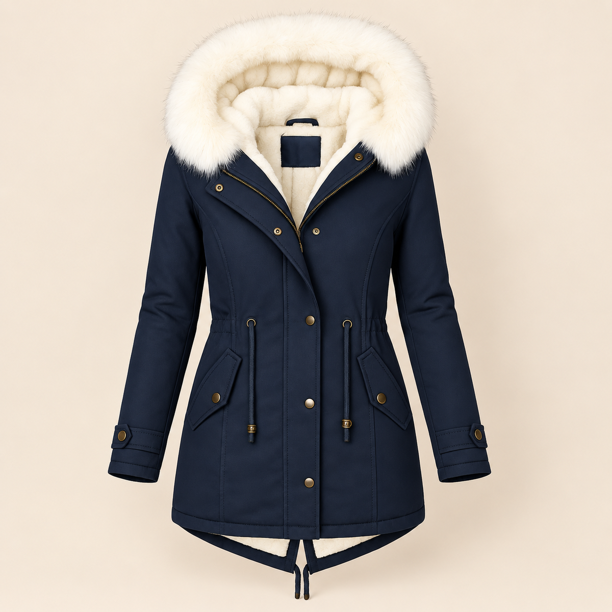 Albane | Parka Longue d'Hiver Élégante