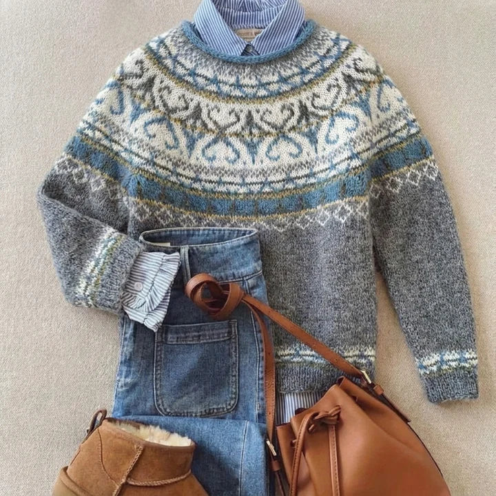 Luxe™ | Pull Vintage Chic en Maille