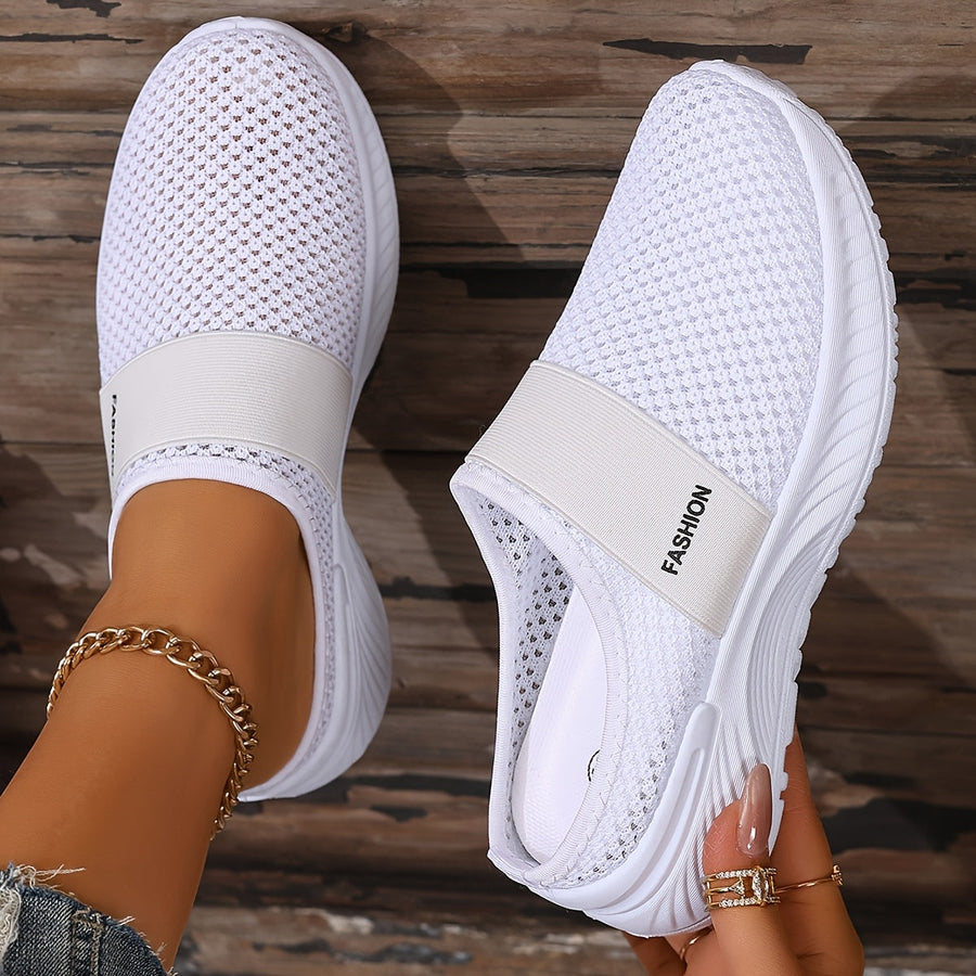 Baskets Mules Mesh Respirant Nicole