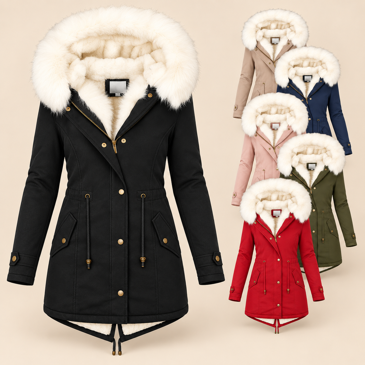 Albane | Parka Longue d'Hiver Élégante