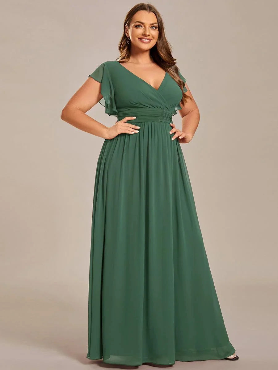Robe Longue en Mousseline Dos Nu