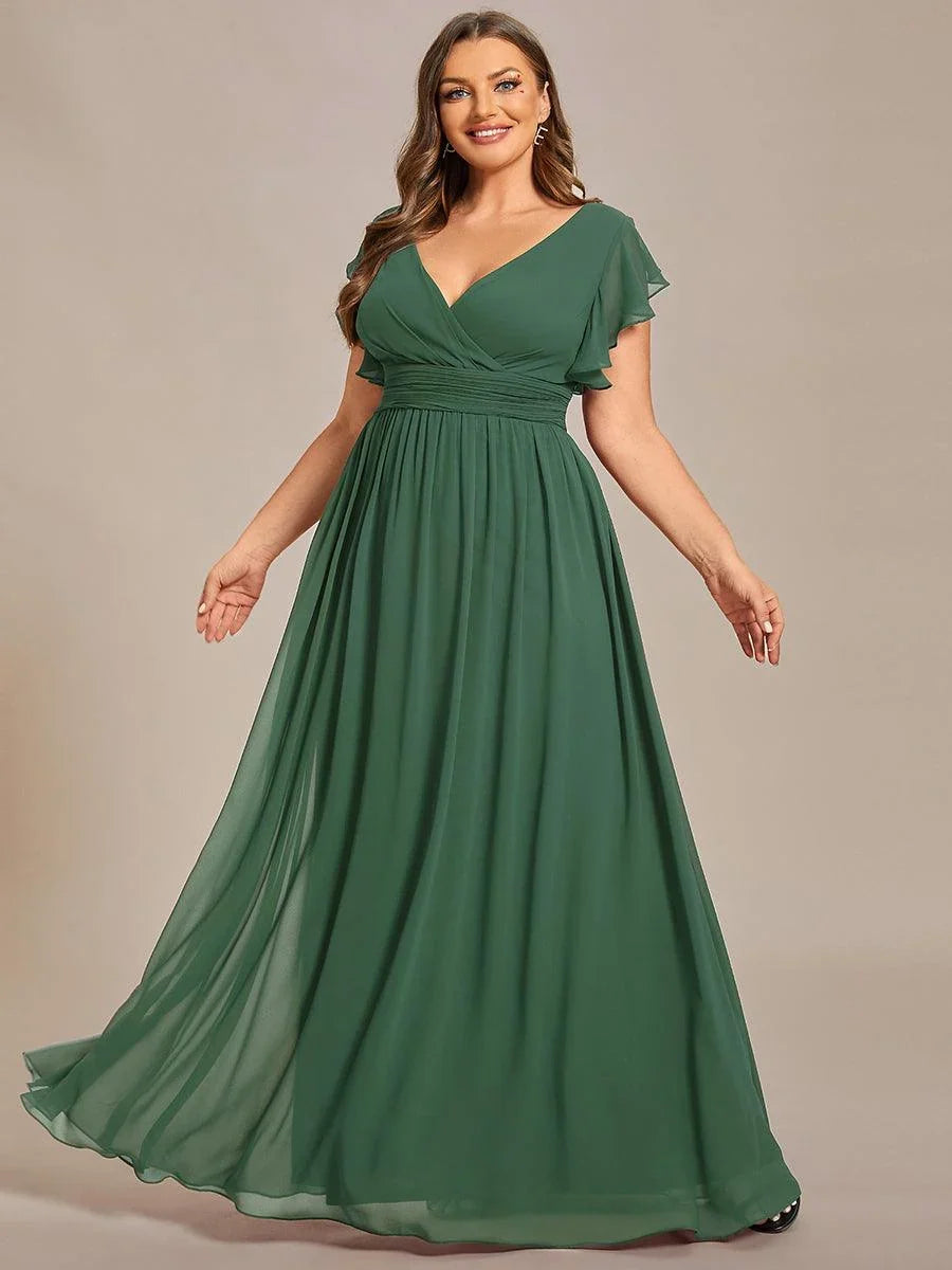 Robe Longue en Mousseline Dos Nu