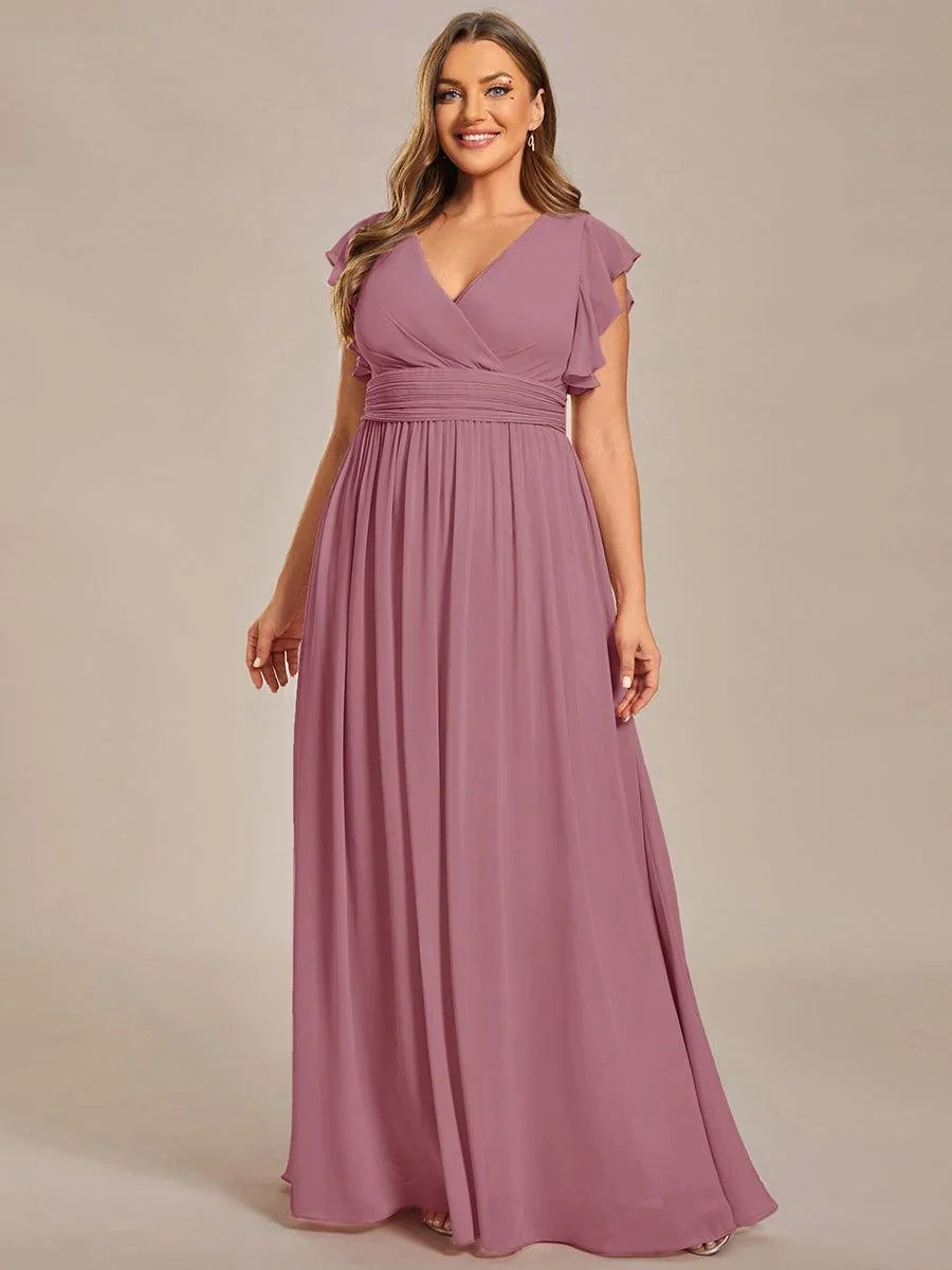 Robe Longue en Mousseline Dos Nu