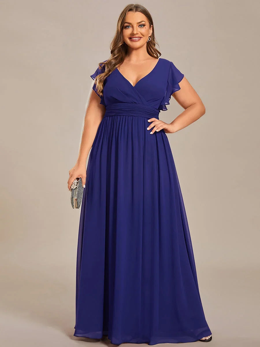 Robe Longue en Mousseline Dos Nu