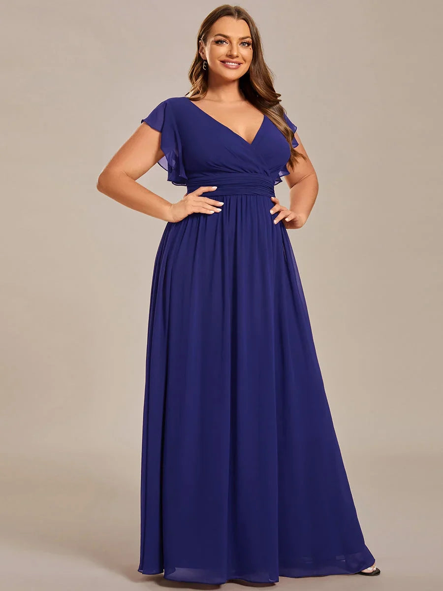 Robe Longue en Mousseline Dos Nu