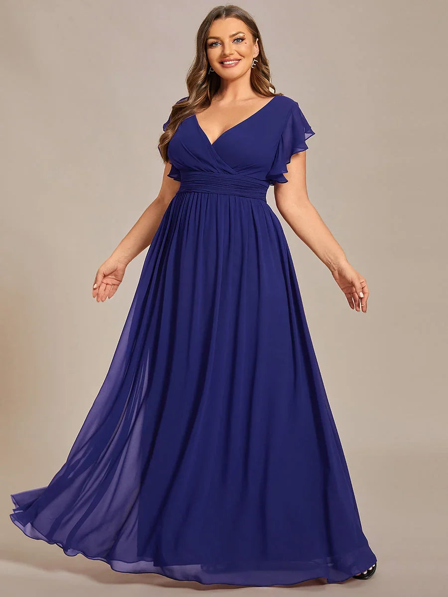 Robe Longue en Mousseline Dos Nu