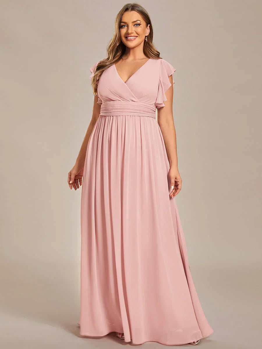 Robe Longue en Mousseline Dos Nu