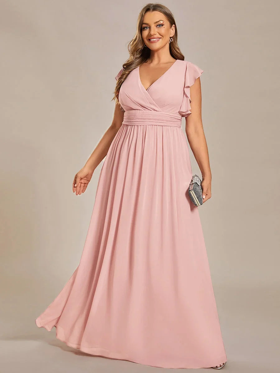 Robe Longue en Mousseline Dos Nu
