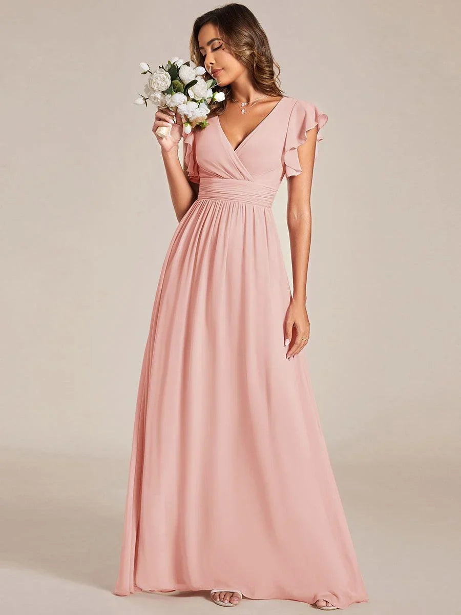Robe Longue en Mousseline Dos Nu