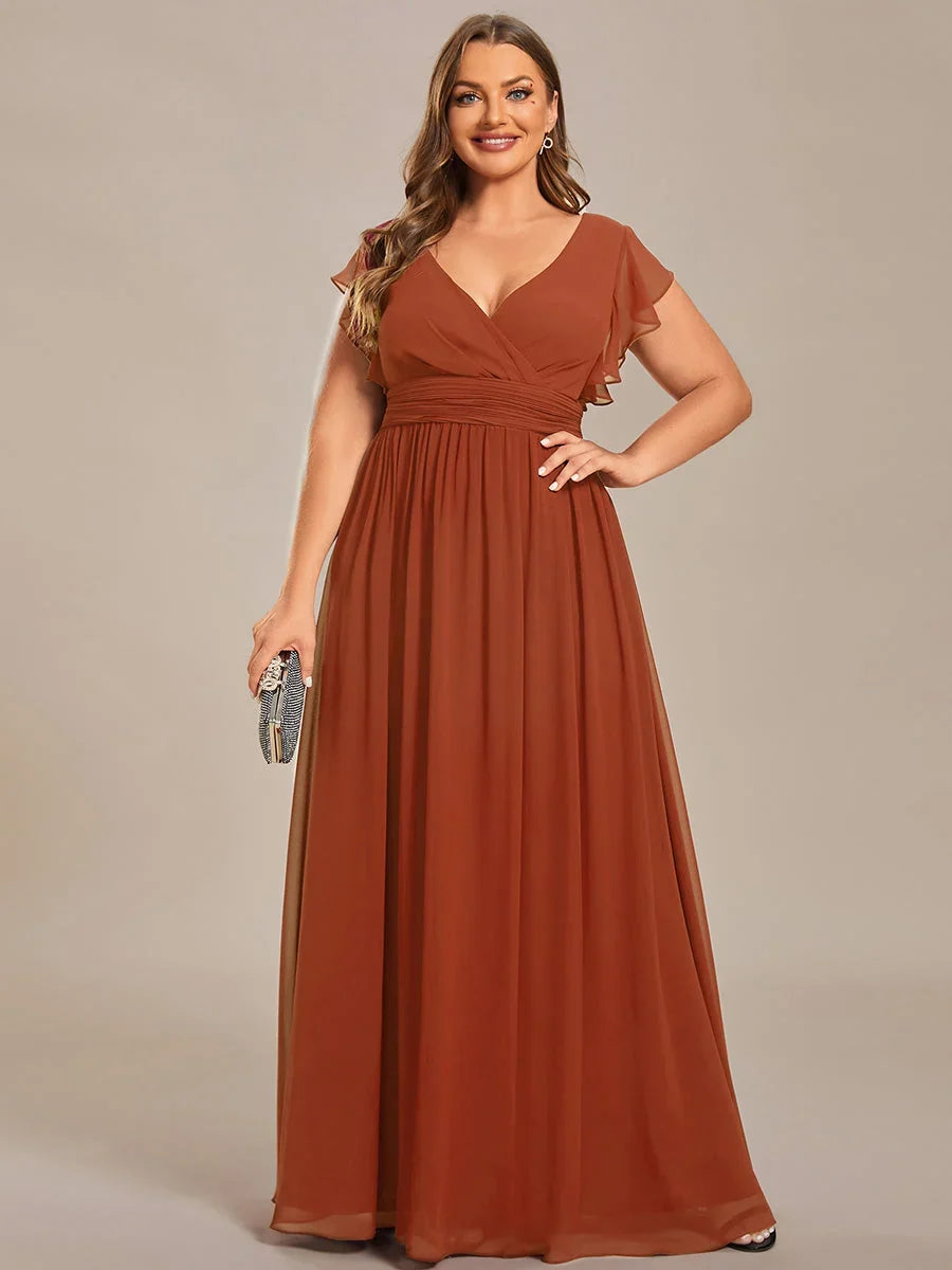 Robe Longue en Mousseline Dos Nu