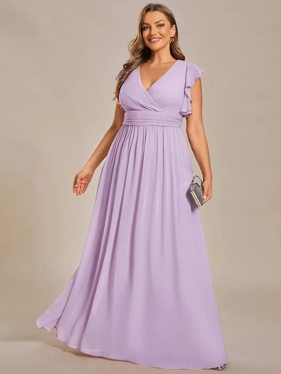 Robe Longue en Mousseline Dos Nu