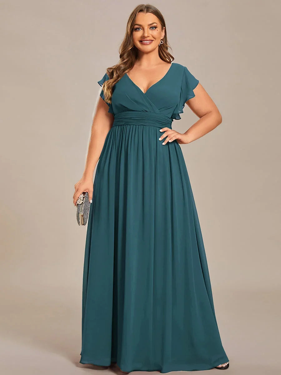 Robe Longue en Mousseline Dos Nu