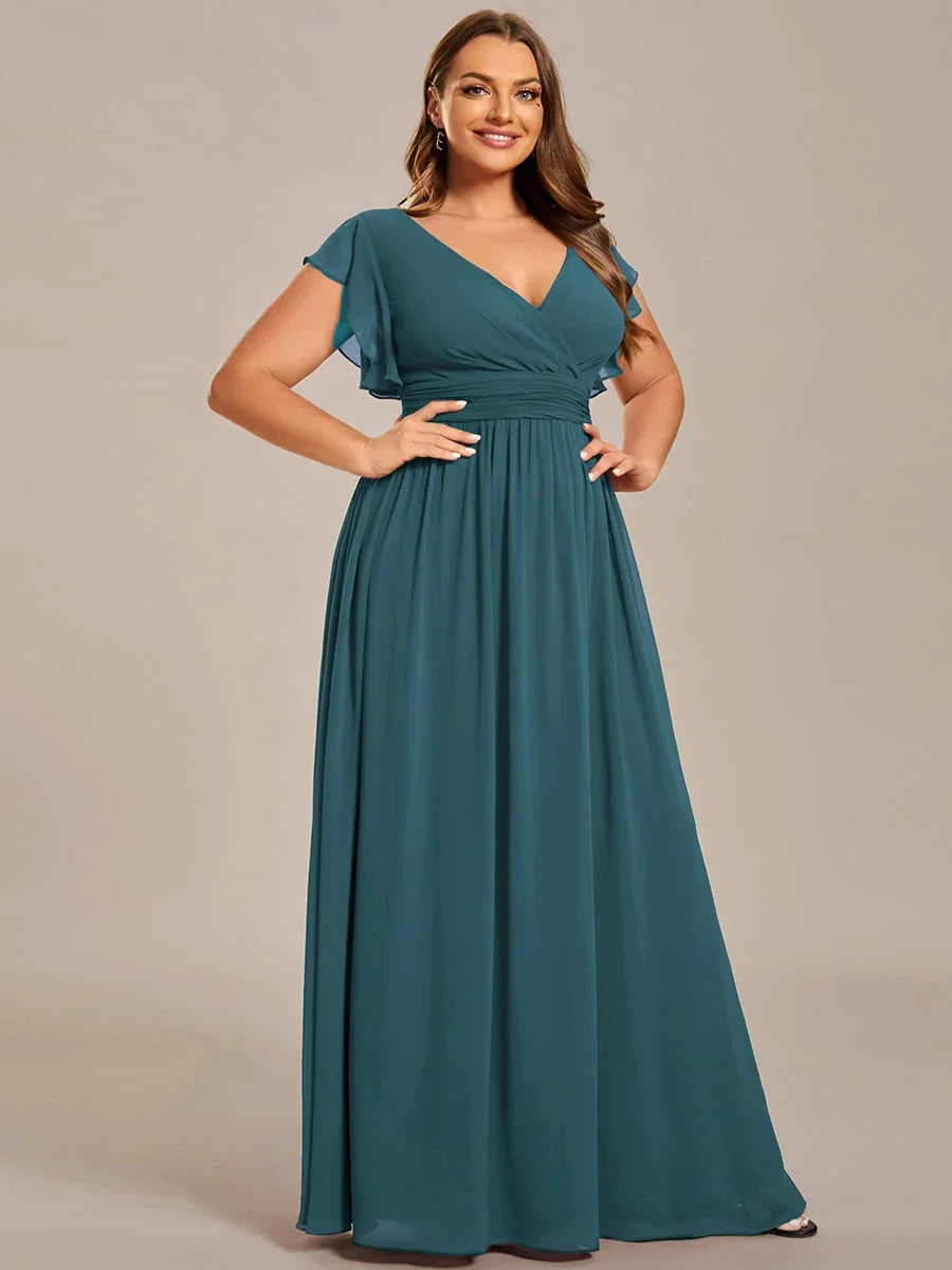 Robe Longue en Mousseline Dos Nu