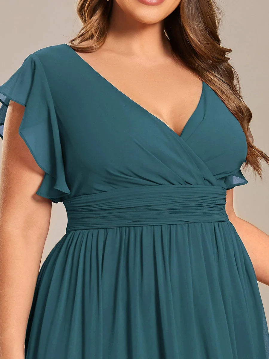 Robe Longue en Mousseline Dos Nu