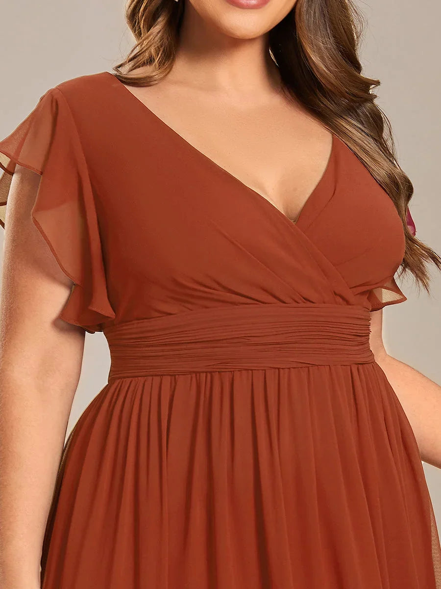 Robe Longue en Mousseline Dos Nu