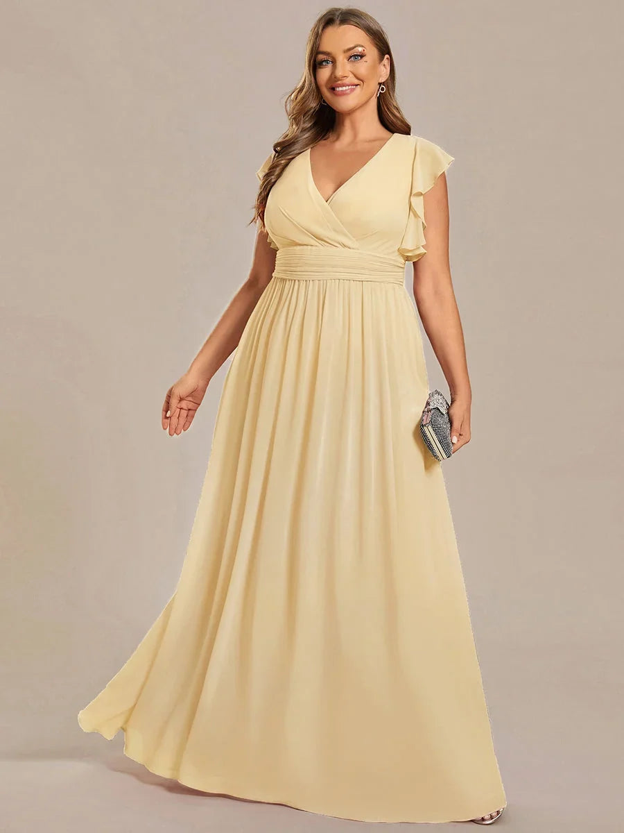 Robe Longue en Mousseline Dos Nu