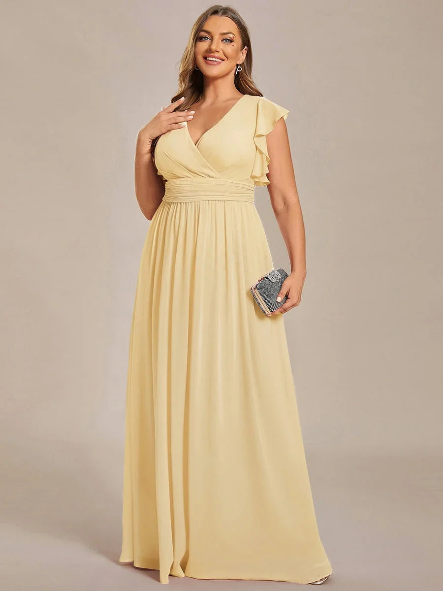 Robe Longue en Mousseline Dos Nu