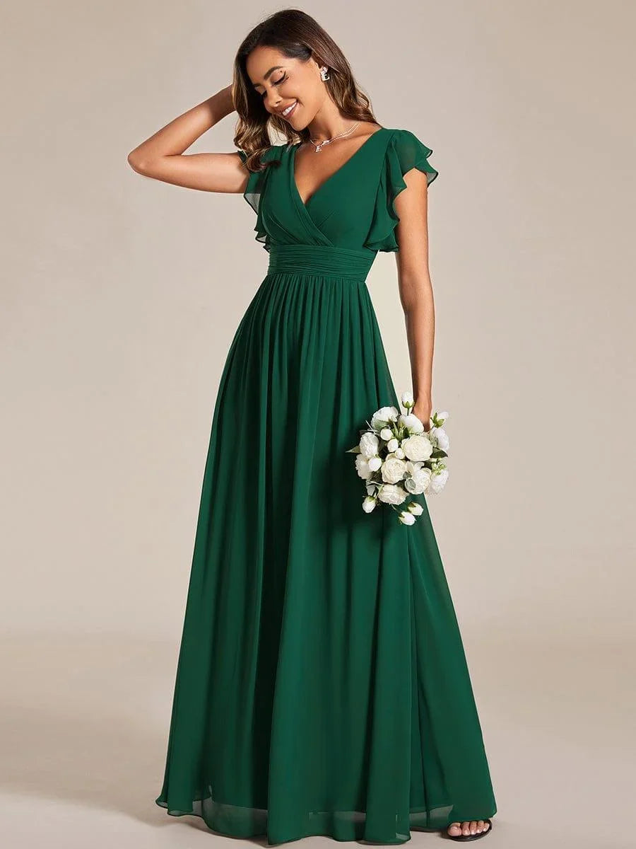 Robe Longue en Mousseline Dos Nu