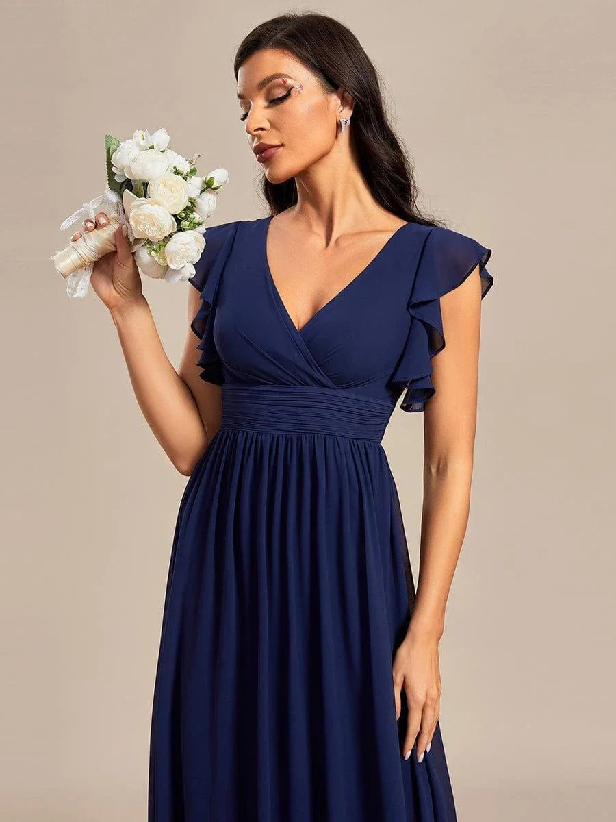Robe Longue en Mousseline Dos Nu