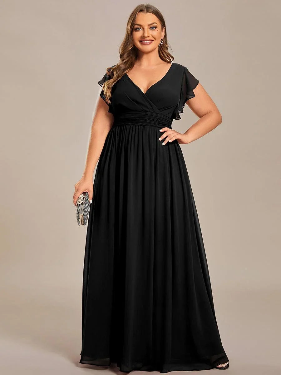 Robe Longue en Mousseline Dos Nu