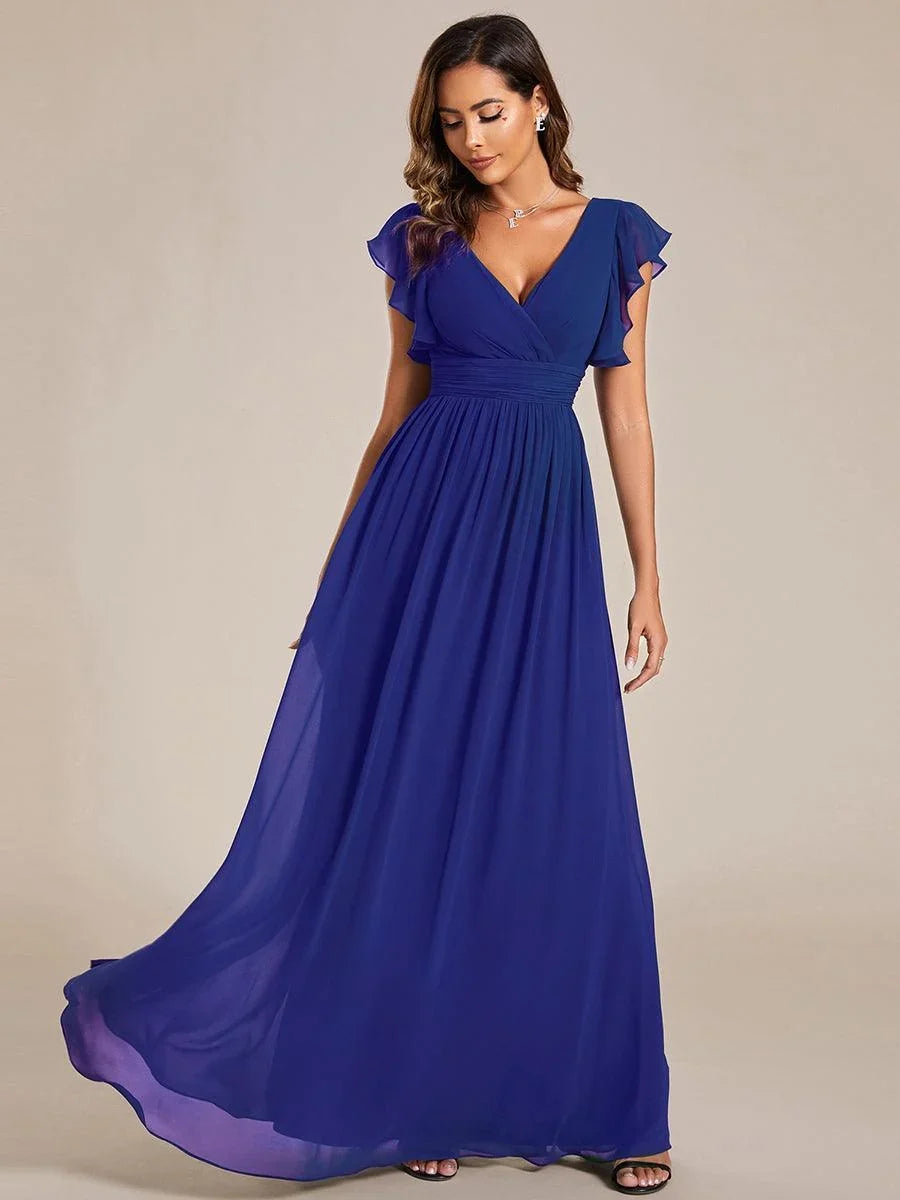 Robe Longue en Mousseline Dos Nu