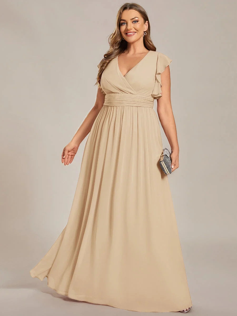 Robe Longue en Mousseline Dos Nu